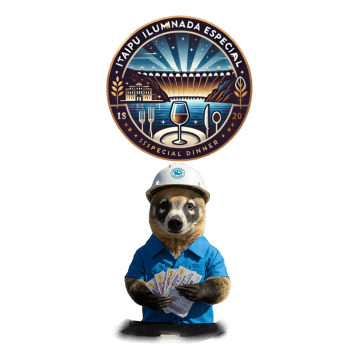 Iluminação de Itaipu com Jantar